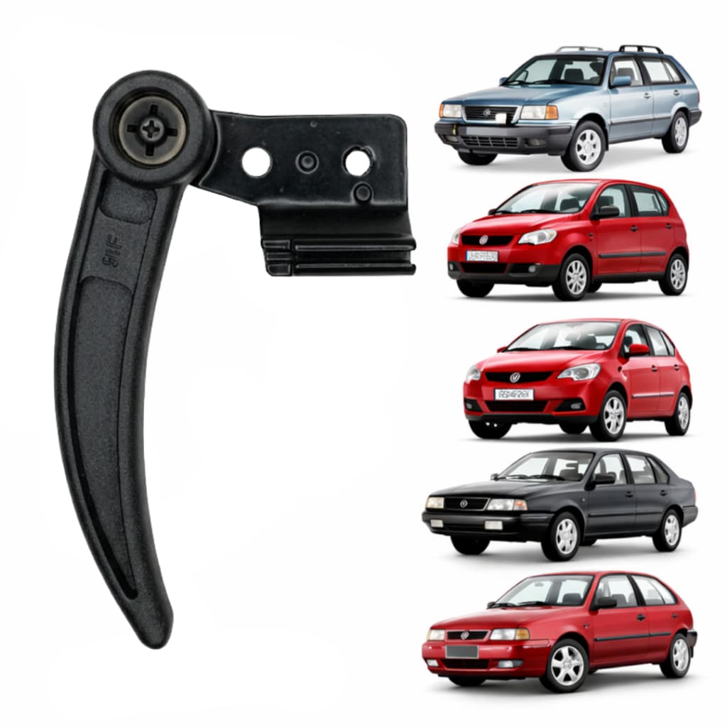 Alavanca Puxador Capô com Metal Reforçado p/ VW Gol Saveiro Parati Voyage Santana G2 G3 G4 - Premium