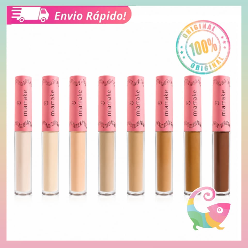 Corretivo Líquido Mia Make Multi-D Acabamento Matte Longa Duração