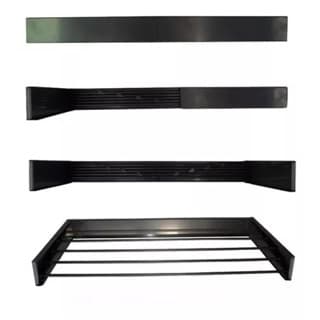 VARAL DOBRAVEL RETRATIL  60 CM – 3 VARETAS EM ALUMINIO REFORÇADO NÃO ENFERRUJA