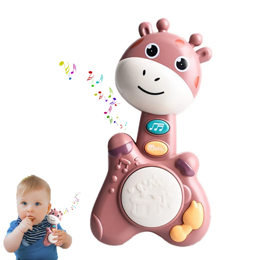 Teclado Piano Musical Bebê Brinquedo Infantil Girafinha