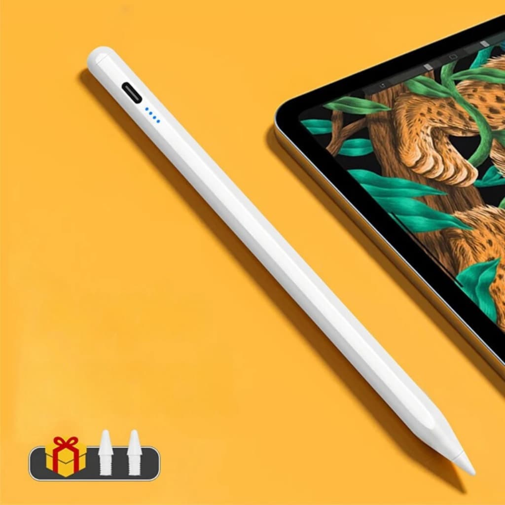 Caneta para iPad Pro Air Mini 2023 2021 2020 2019 2018 com Palm Rejection e Sensor de Inclinação