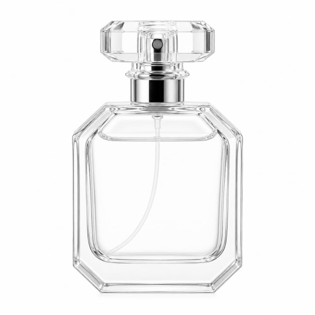 Frasco de Vidro Silver 50ml Perfume Spray