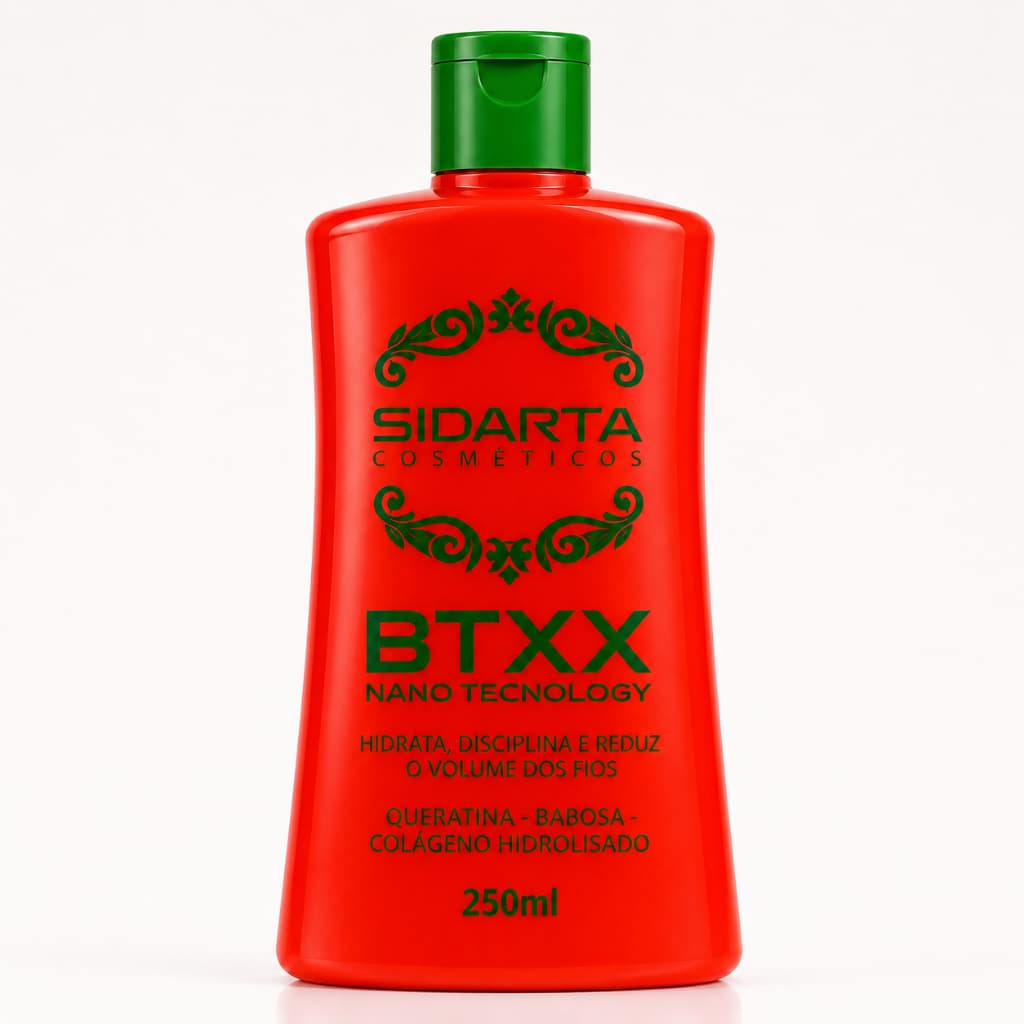 BOTOX Orgânico Sidarta (F) cosméticos – Alinhamento Natural, Brilho Intenso e Fios Sem Volume
