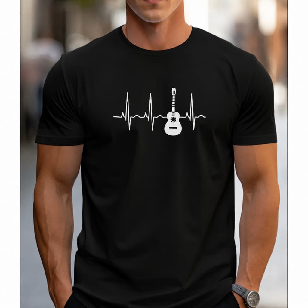 Camisa  BATIMENTOS VIOLA  Alto Estilo Confortável Gola Redonda 100% Algodão musica camiseta unisex.