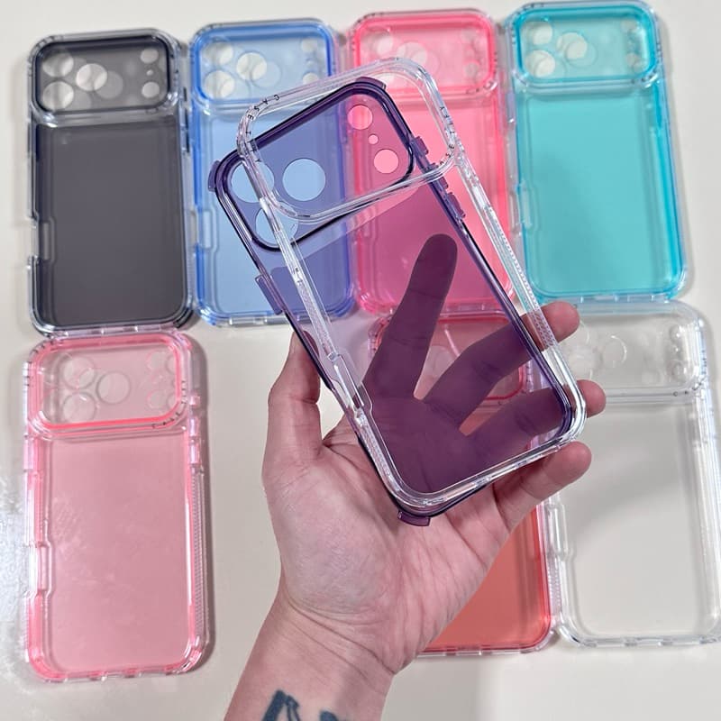 Capa Transparente Anti Impacto Space 3ª iPhone 17 17Pro 17ProMax 17AIR Capinha Case Geração Proteção