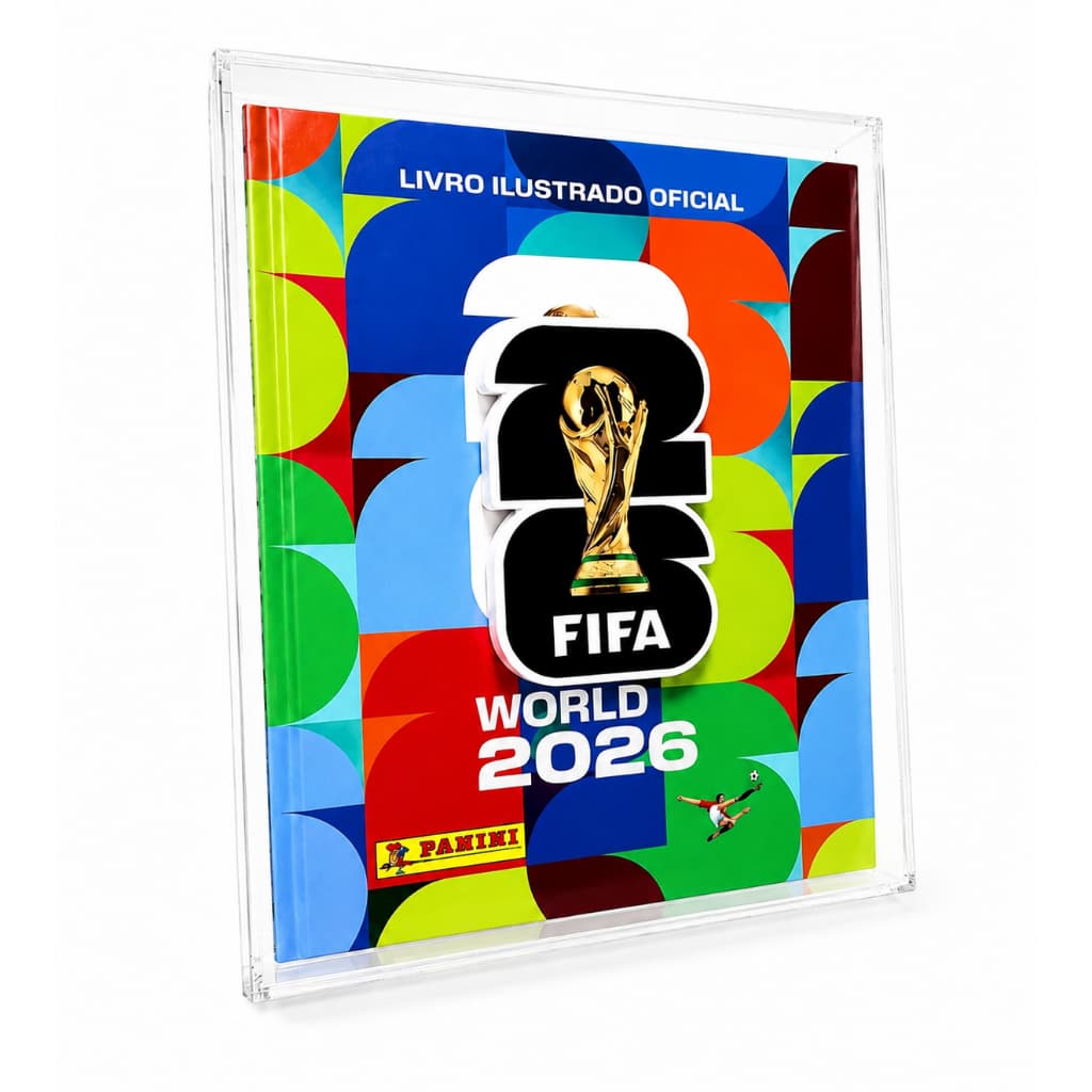 Caixa de Acrilico Álbum Copa Do Mundo 2026