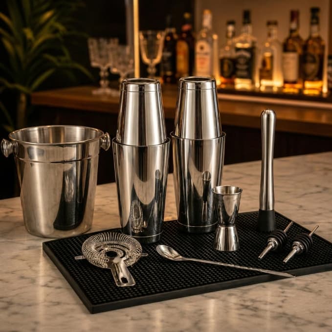Kit Coquetelaria Completo 11 Peças - Para Drinks e Caipirinha - Envio Imediato