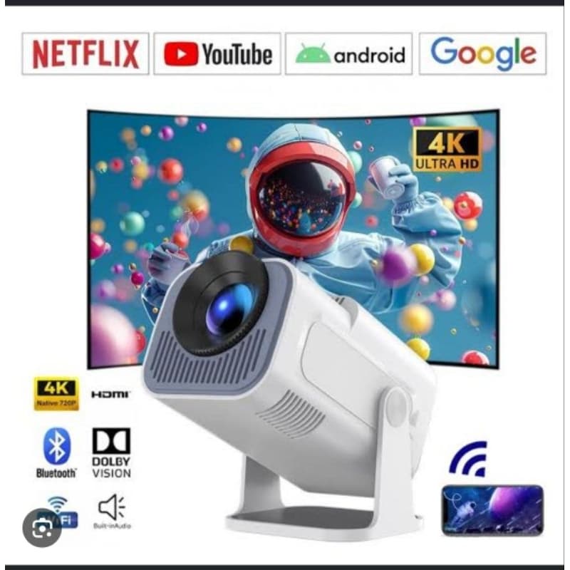 Projetor HY320  1080p preto envio do Brasil 110/220