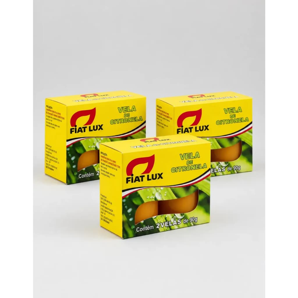6 Vela Citronela Repelente Insetos Mosquitos Aromática