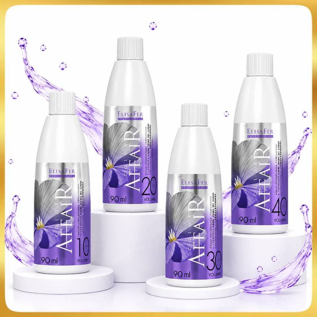 Água Oxigenada Cremosa Elisafer 90ml Original Escolha A Volumagem