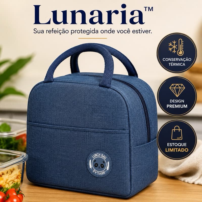 Bolsa Térmica Marmita Lunch Bag Conserva Alimentos Lancheira Refeição Academia Trabalho 4L