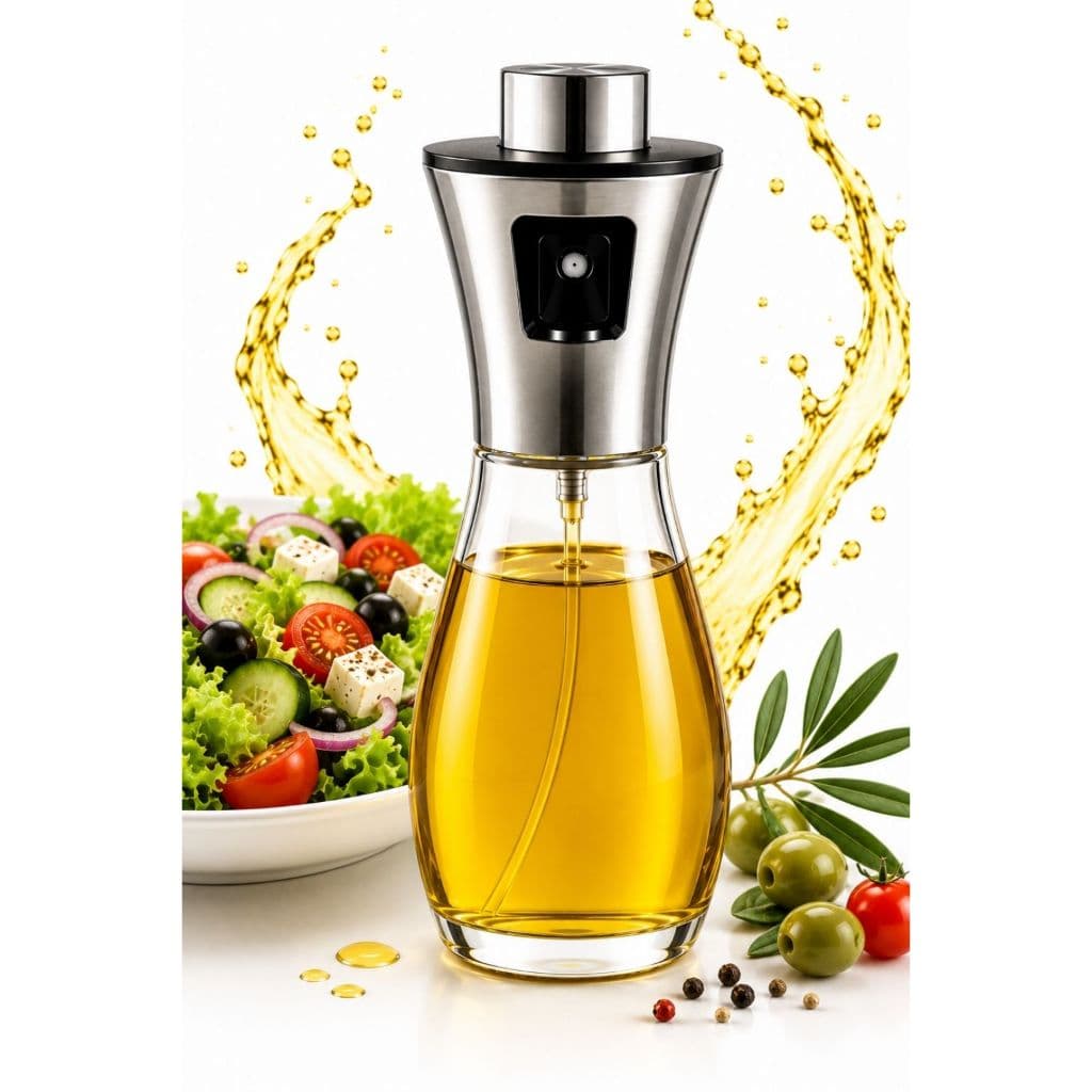 Galheteiro Spray Borrifador P/ Azeite Vinagre Oléo Vidro Vinagreiro Azeiteiro Cozinha 200ML
