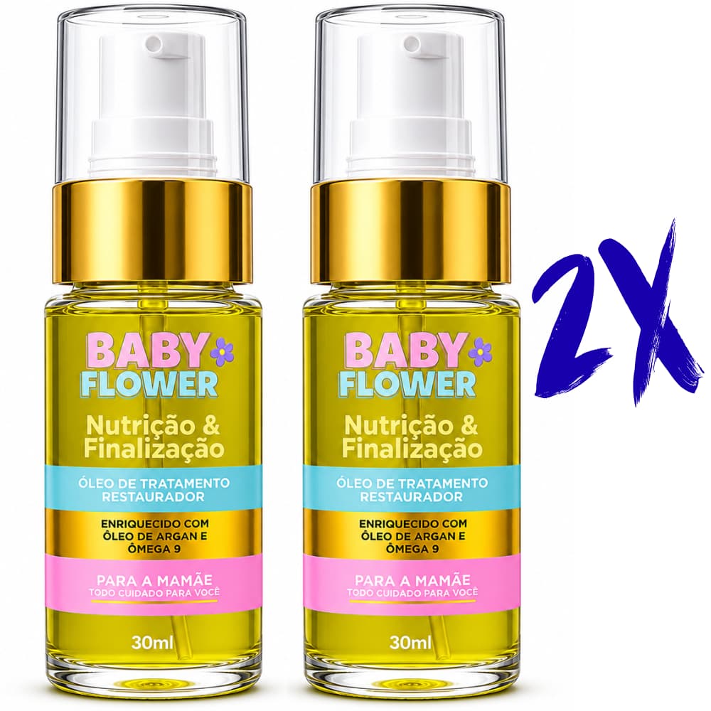 Kit 2 Óleo de Argan, Proteção Térmica, Restauração e Nutrição, com Ômega 9, Redução de Frizz 30ml