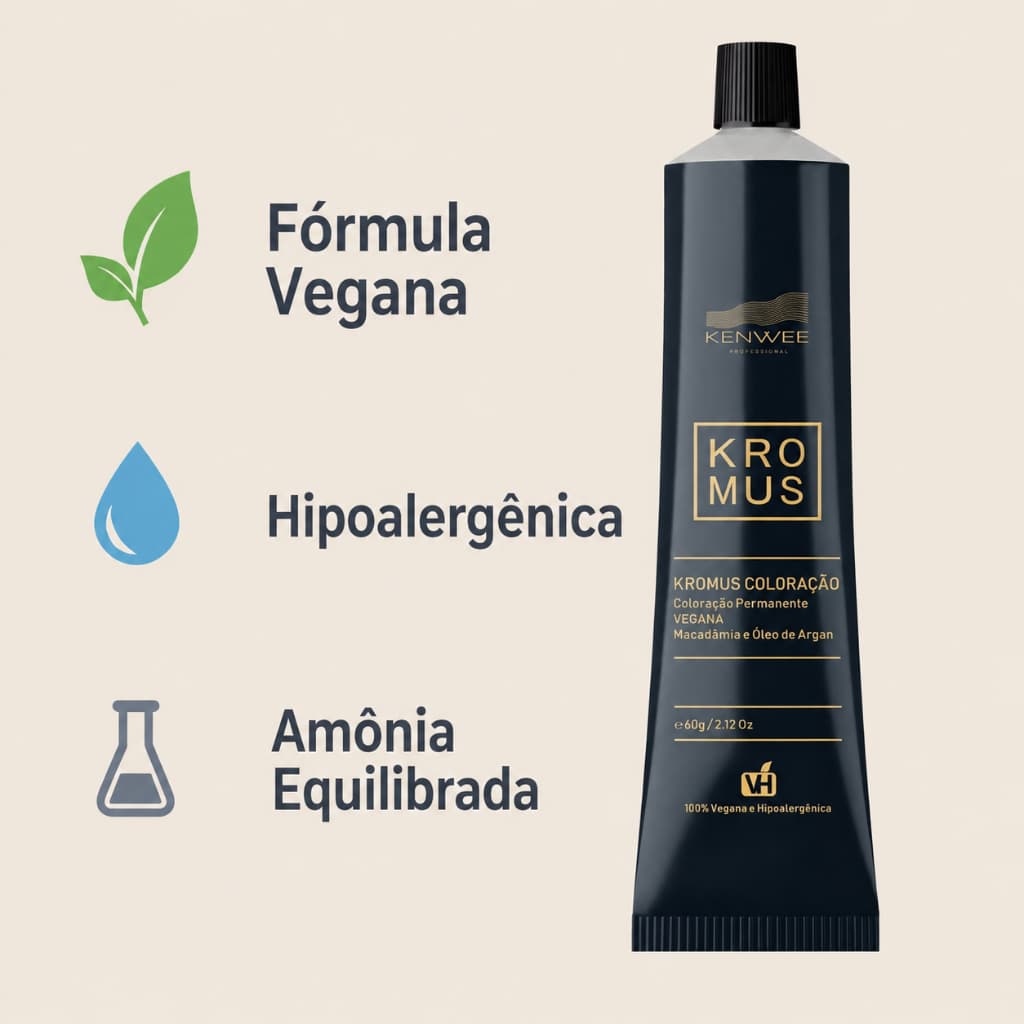 COLORAÇÃO KROMUS - KENWEE 60G NATURAIS