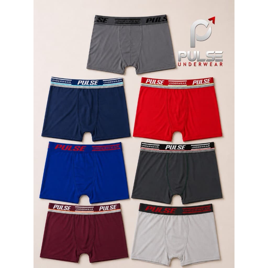 Kit com 10 Cuecas Boxer Lisa Colorida Microfibra Adulto Premium Cueca Box