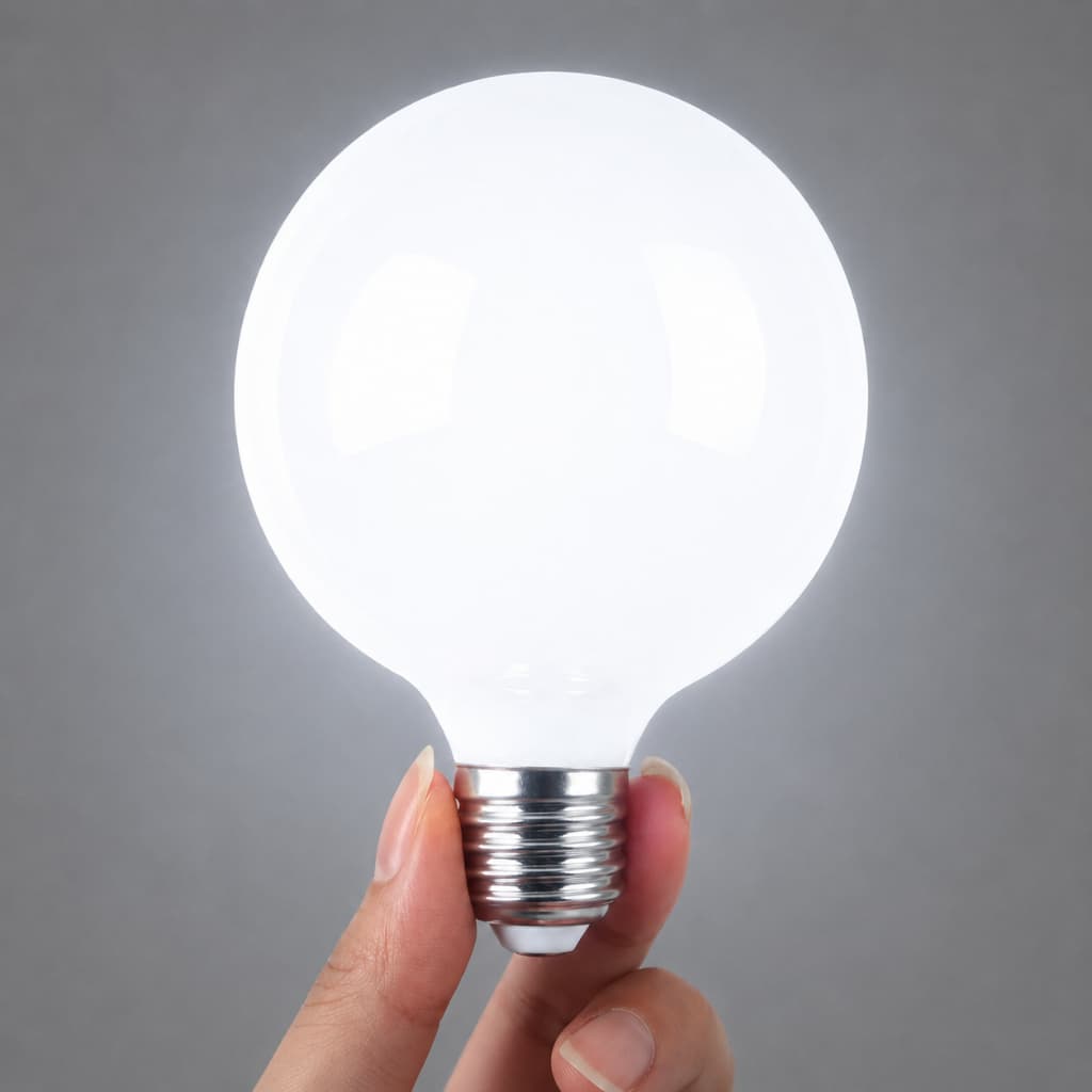Lâmpada LED Filamento Leitosa 6000K Branca Fria E27 Bivolt
