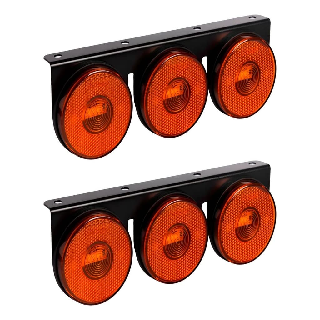 PAR LANTERNA 3 MARIAS COM CHICOTE COMPLETO LED