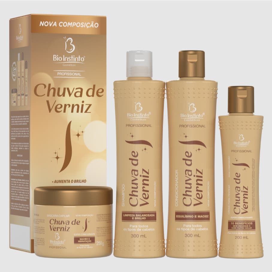 Kit Capilar Chuva de Verniz- Bio Instinto