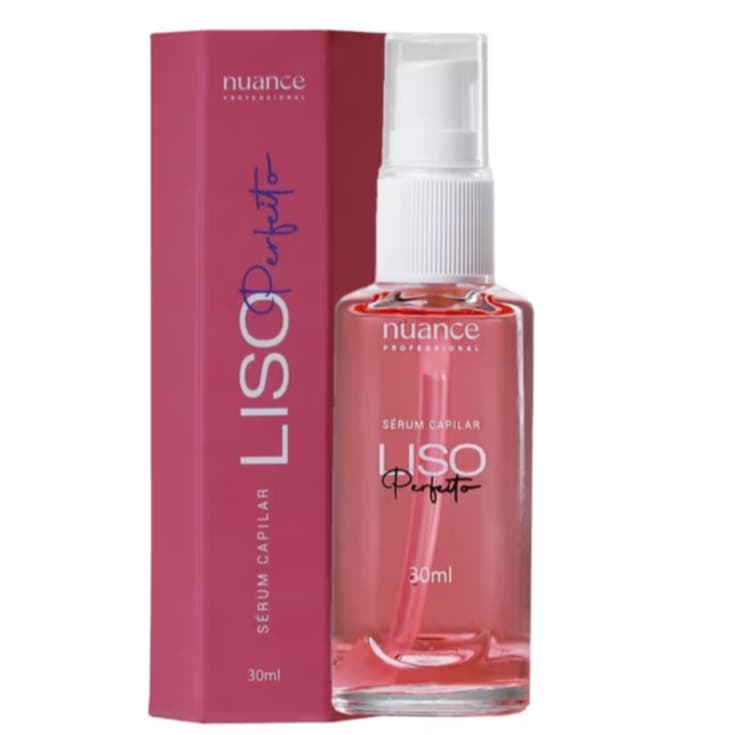 Sérum Capilar Nuance Liso Perfeito 30ml Anti Frizz Brilho