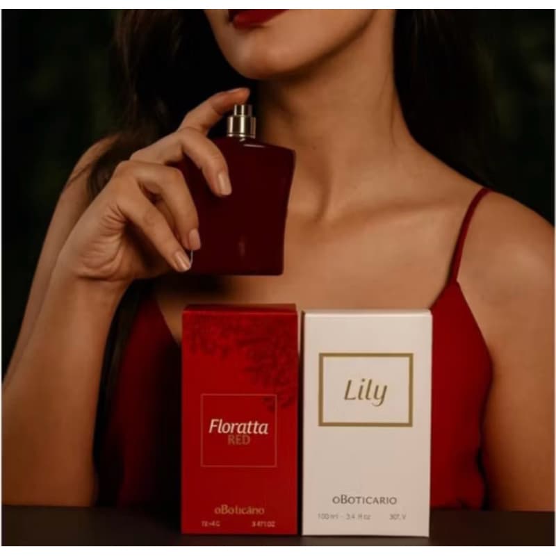 Kit 2 Perfumes Feminino 100ml Fragrâncias Delicadas Fixação Elegante