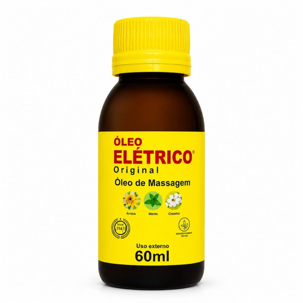Óleo Elétrico Original, óleo de massagem para dores Musculares
