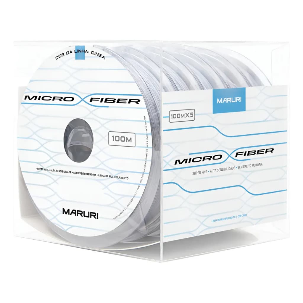 Linha Multifilamento Maruri 100m Micro Fiber Ultralight Várias Medidas Super Fina