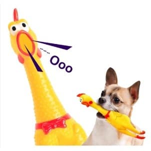 Brinquedo - Frango mordedor, borracha gritante , galinha para pets