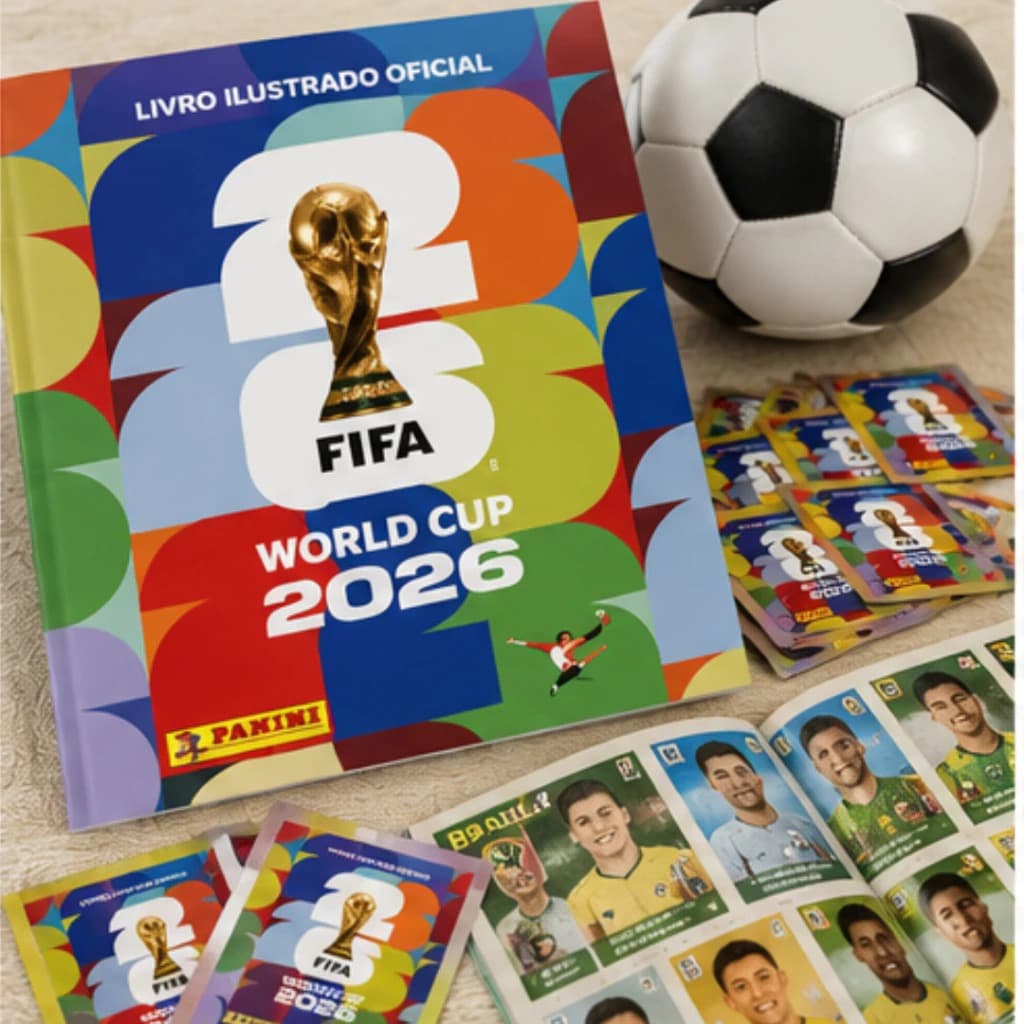 Álbum Copa Do Mundo 2026 | Figurinhas Oficial Panini | Avulso e Kits