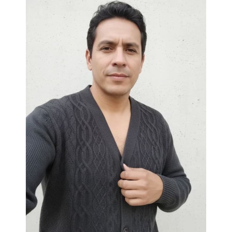 Casaco masculino de malha GG