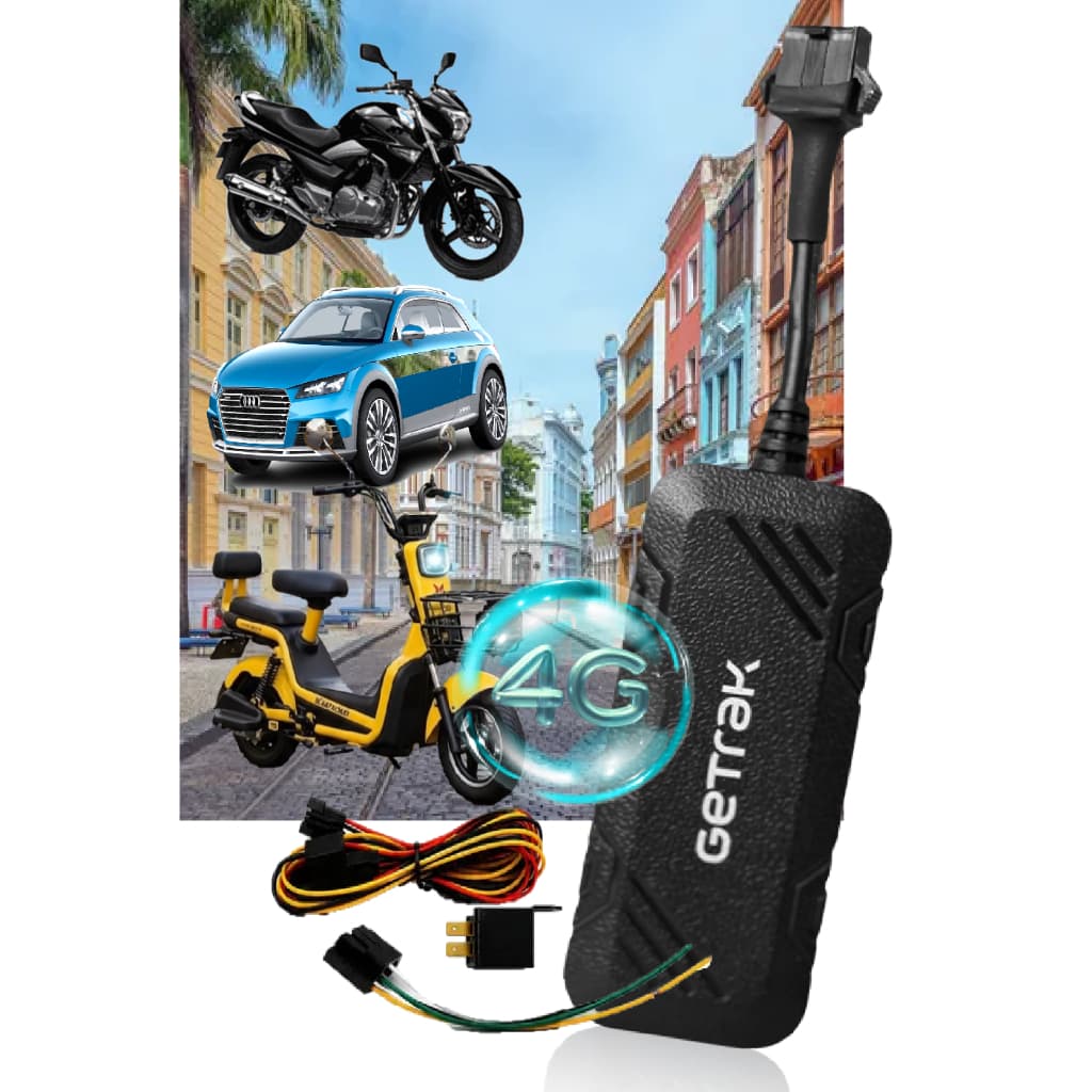 Rastreador Carro Moto Ciclomotor Bloqueio e monitoramento celular