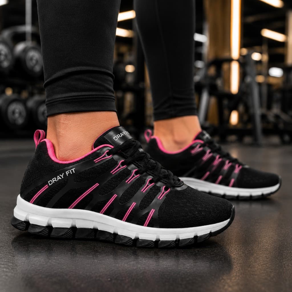 Tênis Esportivo Premium Leve Macio Respirável Academia Corrida Caminhada Casual Promoção
