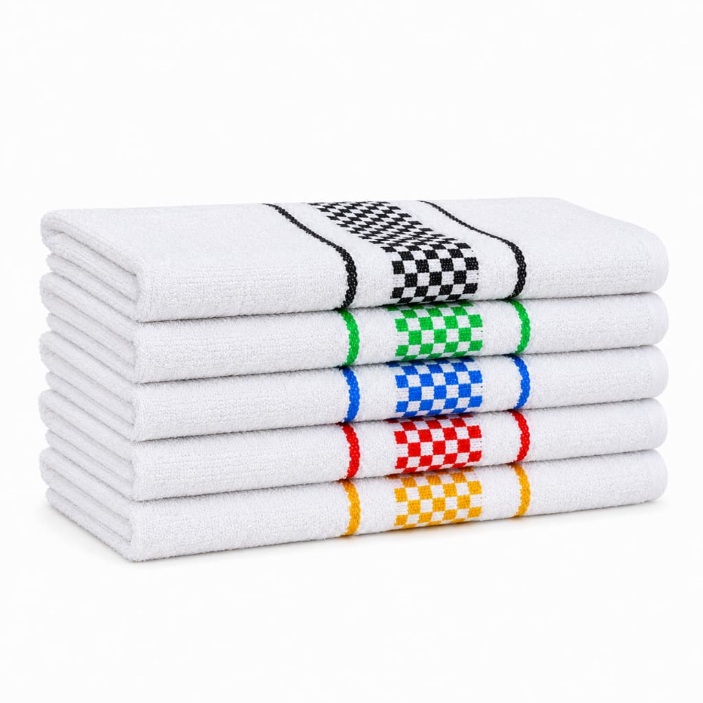Kit 5, 10 e 15 Pano de Copa Prato Atoalhado Xadrez Grosso Premium 40x65cm 100% Algodão Cozinha