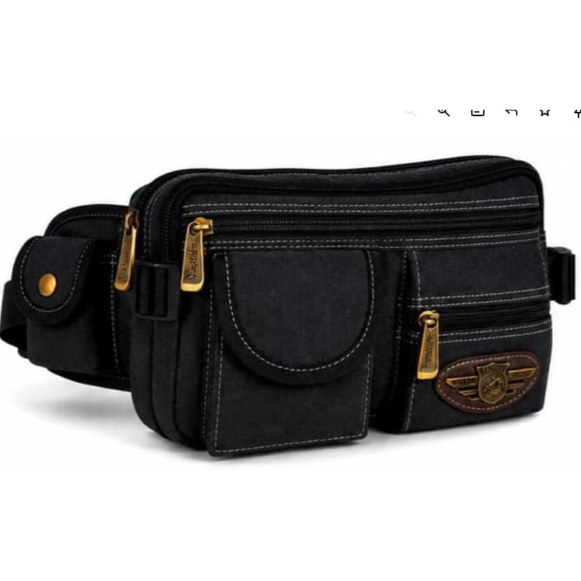 Pochete Multiuso Premium KV8012 | Grande Capacidade | Lona Resistente | Ideal para Trabalho, Viagens e Dia a Dia