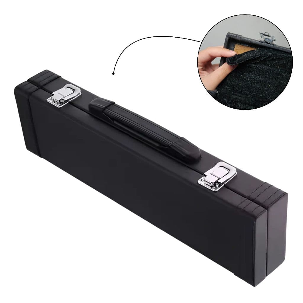 Case Estojo Para Flauta Transversal Pé Maleta Em Dó Recondicionado