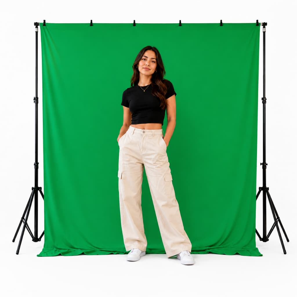 Tecido Chroma Key Fundo Infinito para Fotos e Vídeos Diversas Cores Alta Qualidade Pronta Entrega
