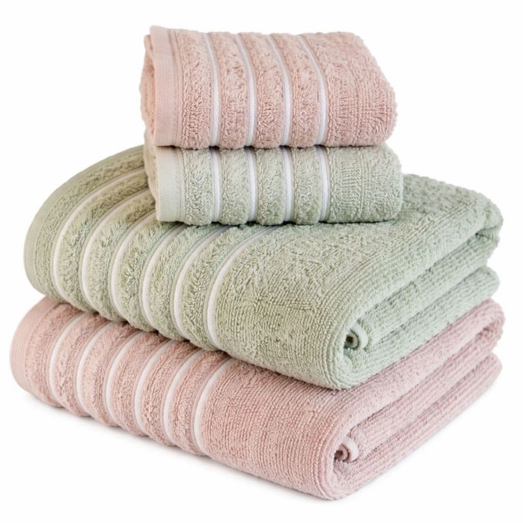 Kit 4 Toalhas 2 Banho 2 Rosto Grande Luxo 100% Algodão 75cm X 130cm Alta Absorção