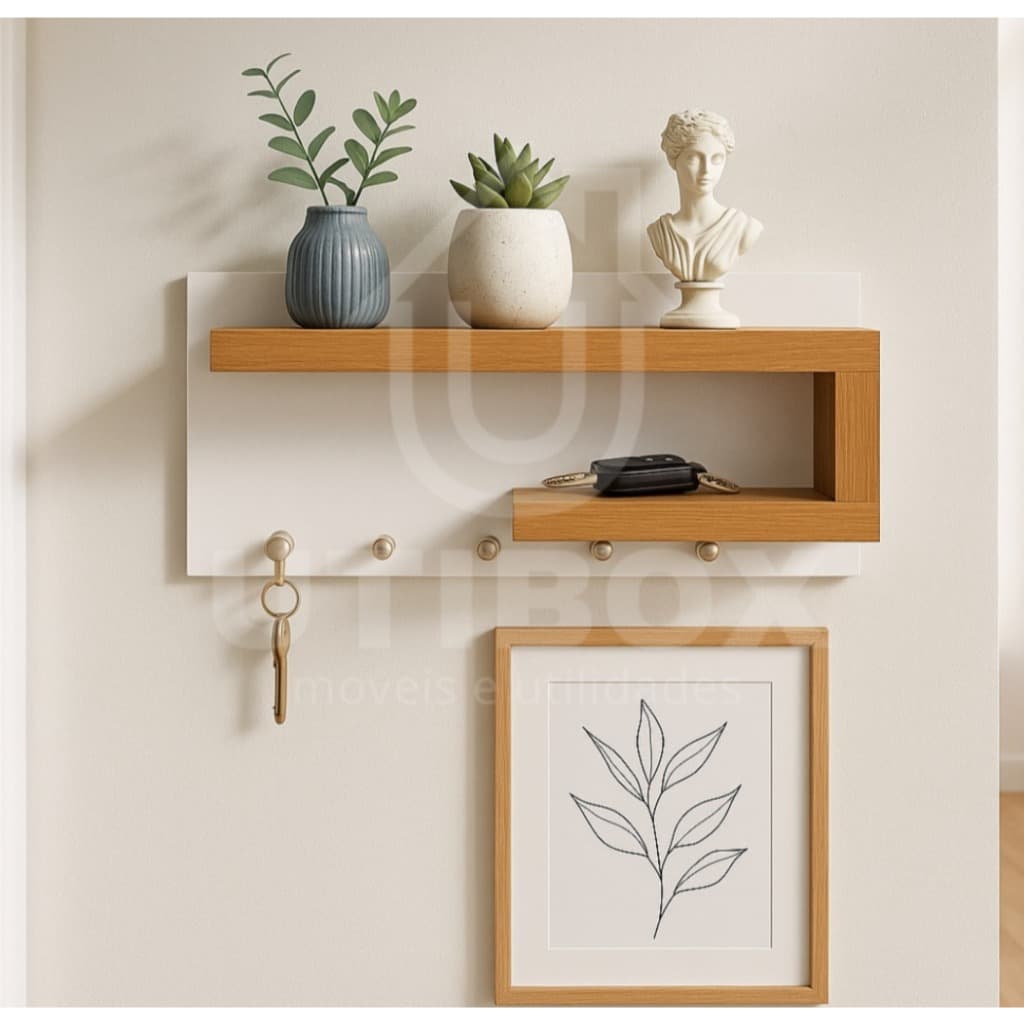 Porta Chaves Diferenciado Decorativo- Design moderno em MDF
