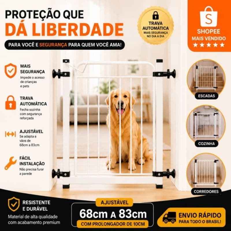 Portão de Segurança para Pet e Bebê Proteção, Praticidade e Qualidade