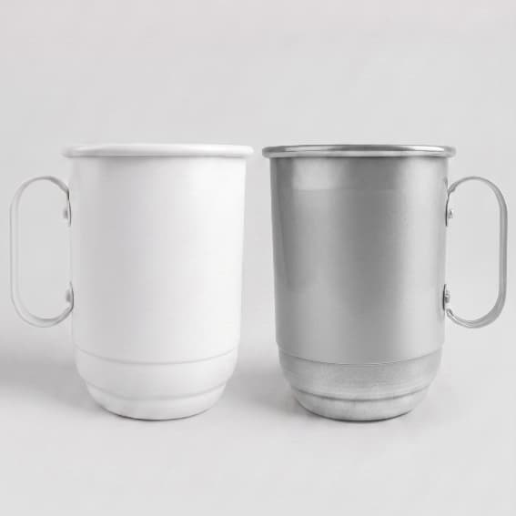 Kit 50 Caneca de alumínio SEM personalização 600ml  - Resinada para Sublimação