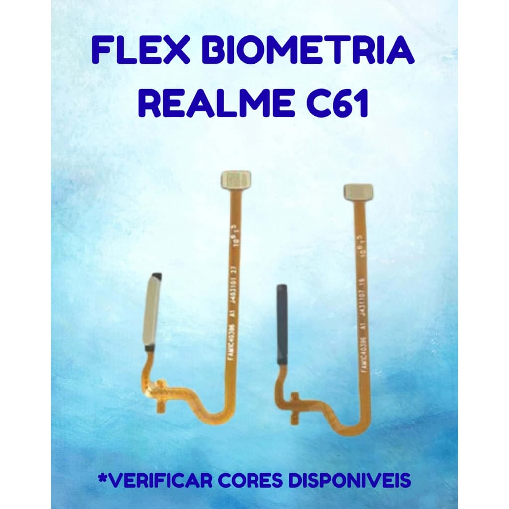 FLEX BIOMETRIA COMPÁTIVEL PARA REALME C61 e NOTE 50.