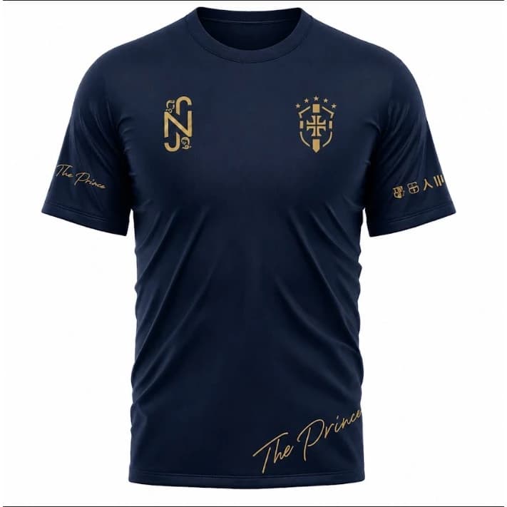 Camisa Dry Fit UV The Prince 10 Camiseta Brasil Copa Unissex
