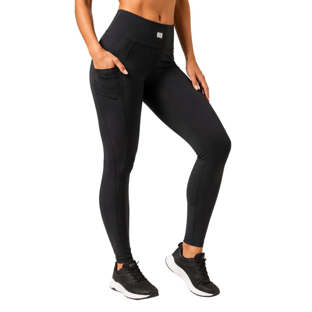 Legging Feminina Premium Com Bolso Cintura Alta