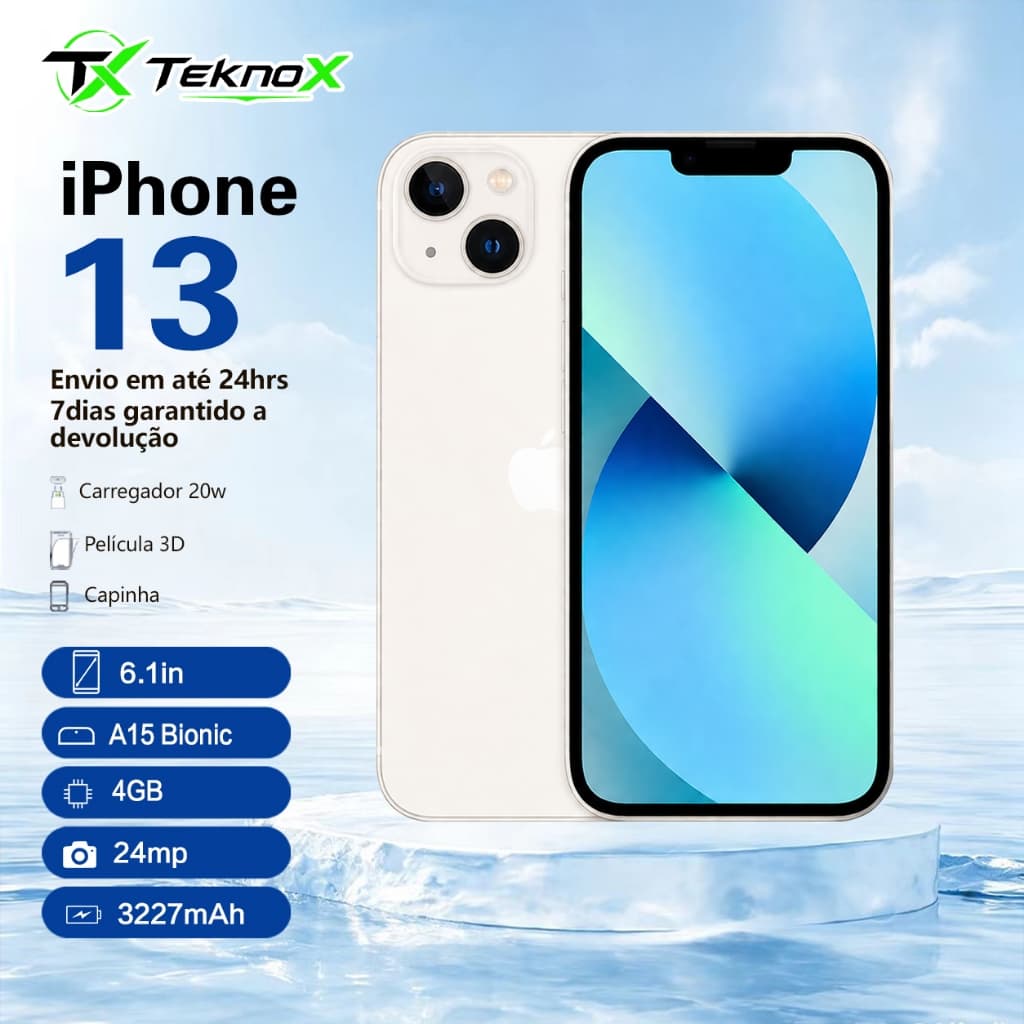 Celular Apple iPhone 13 128GB/256GB VITRINE