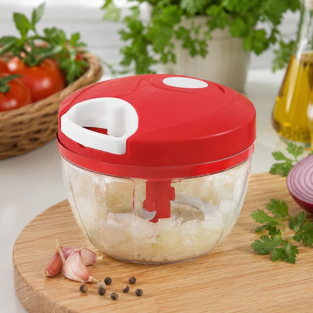 Triturador Alimentos Manual Processador Legumes Cebola Alho Mixer Cortador Picador Cozinha