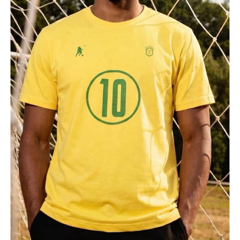 Camiseta Brasil Ronaldinho Gaúcho “O Bruxo” R10 Oficial