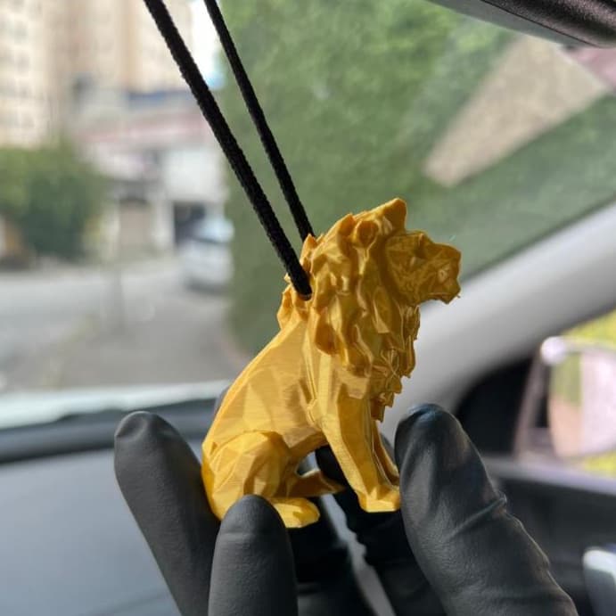 Aromatizador para Carro Jesus, Leão, Cacto (Cheirinho e Decoração Automotivo)