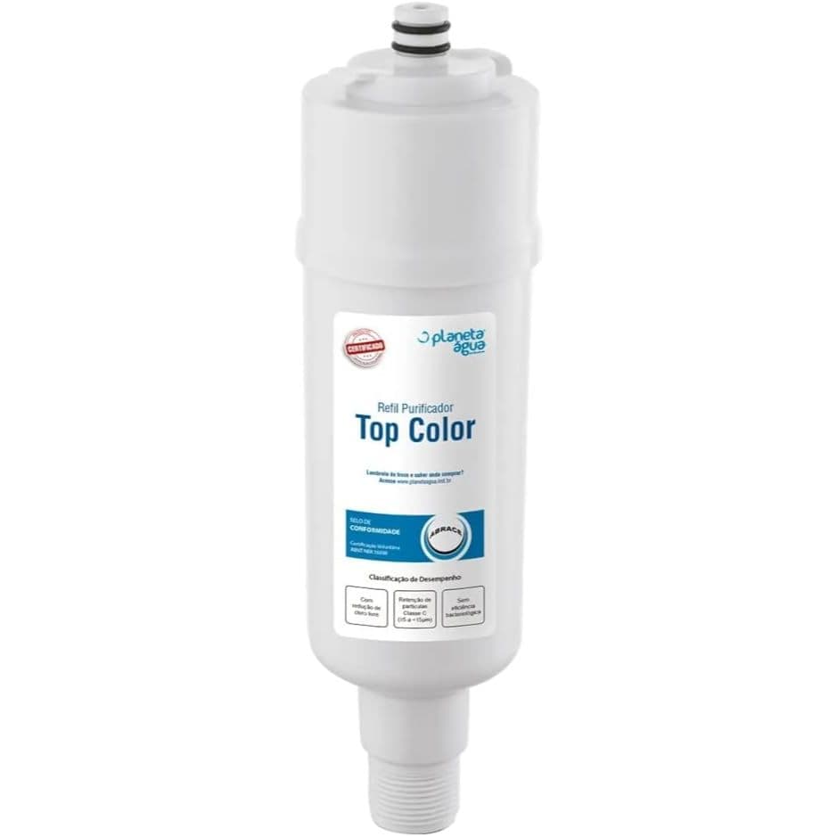 Refil Filtro Vela Compatível Purificador Top Color Colormaq Premium Planeta Água 1075A