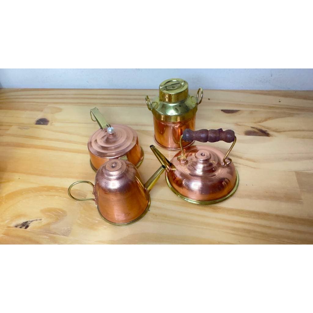 Miniatura Artesanal em Cobre | Decoração Rústica | Colecionável