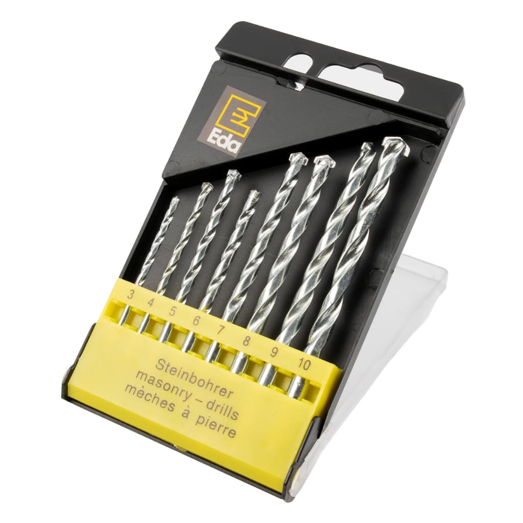 KIT BROCAS PARA CONCRETO COM PONTA DE METAL DURO JOGO COM 8 PEÇAS 3 A