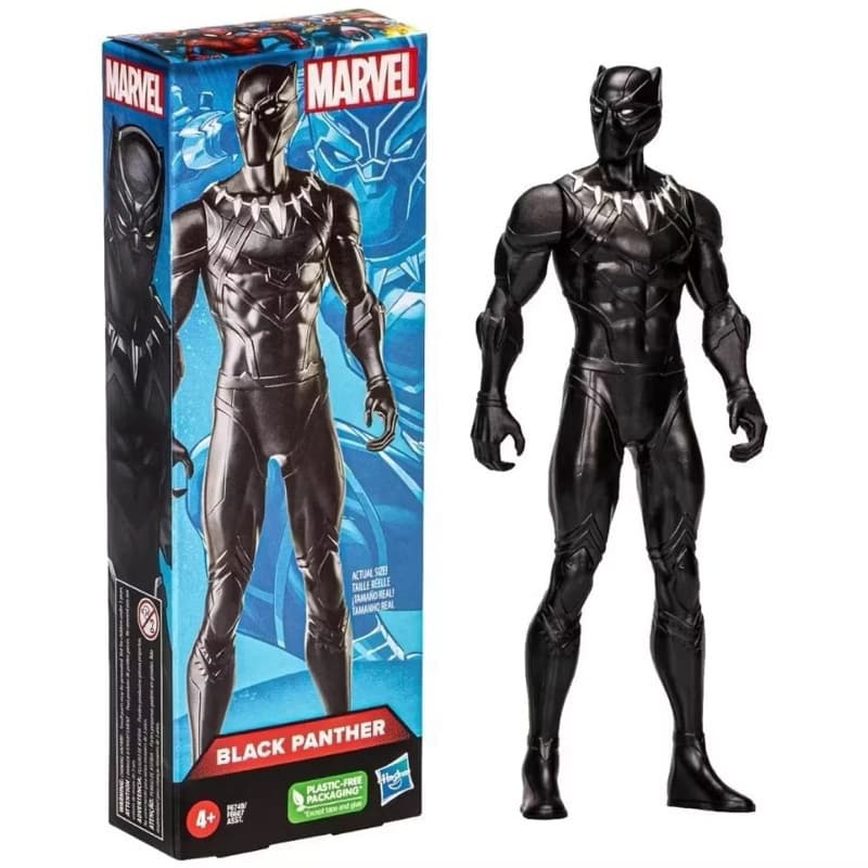 Marvel Pantera Negra - Figura 20cm, brinquedo de super-herói
